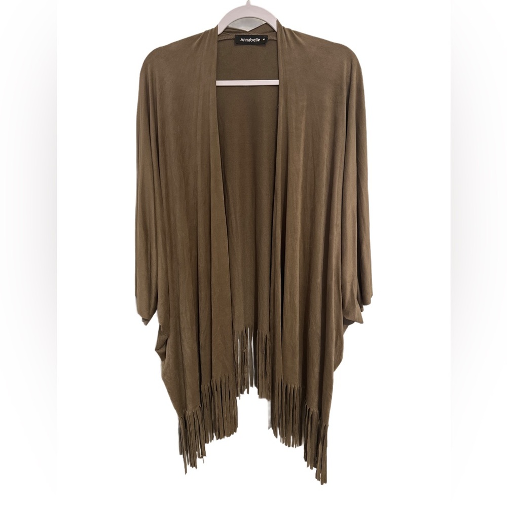 Annabelle- Faux Suade Cardigan